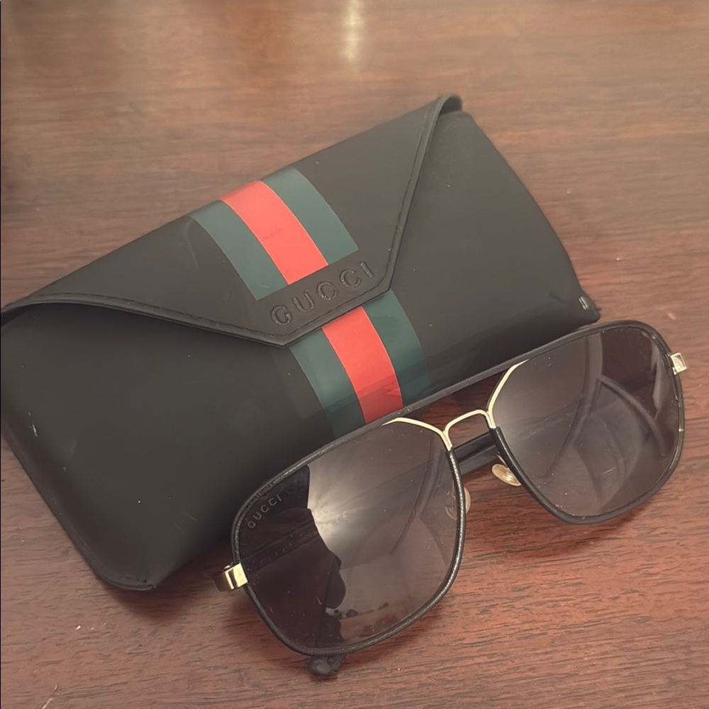 Gucci Black Sunglasses Case